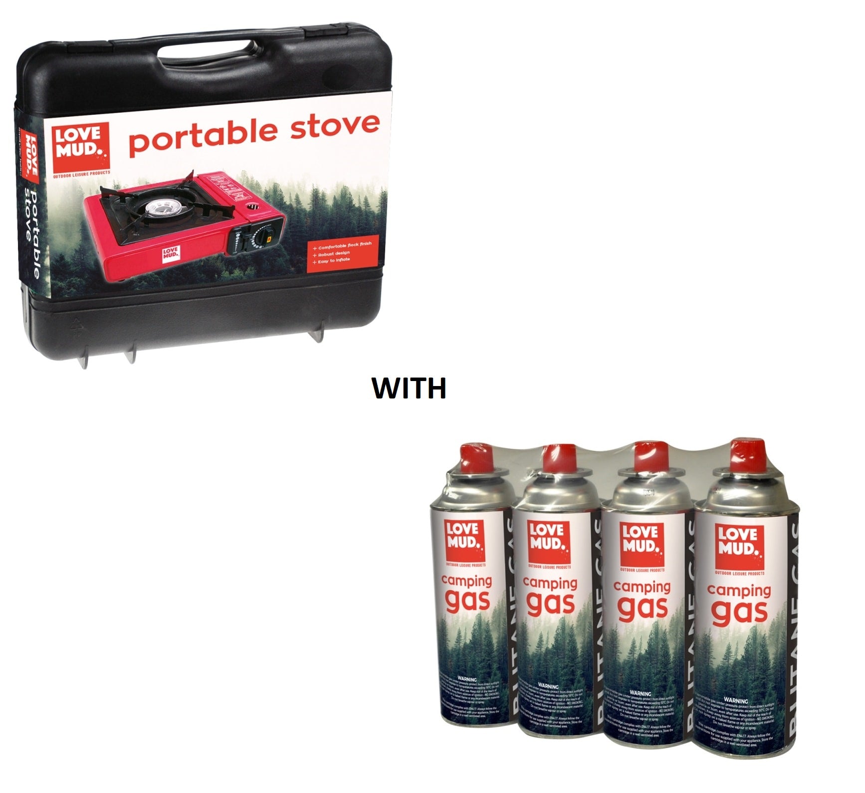 Portable Camping Gas Stove Single Burner butane Cooker BBQ Outdoor Travel Case Portable Camping Gas Stove Single Burner butane Cooker BBQ Outdoor Travel Case